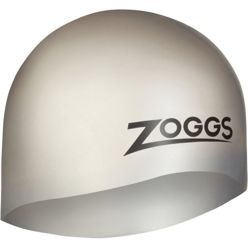 Produktbild von Zoggs Easy Fit Silikon-Badekappe - silber