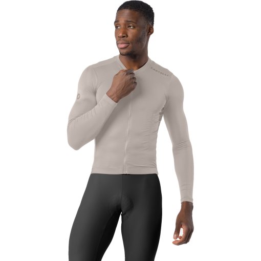 Photo produit de Castelli Espresso 2 Maillot à manches longues pour hommes - silver moon 053