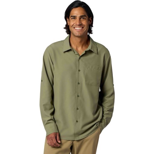 Photo produit de Marmot AirExchange UPF 40 Chemise à manches longues pour hommes - olive grove