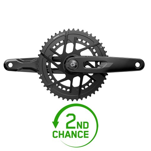 Produktbild von SRAM RIVAL AXS Powermeter Kurbelgarnitur | DUB | 2x12-fach | E1 - schwarz - B-Ware