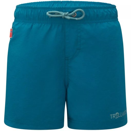 Foto de Trollkids Pantalones Cortos Niño - Balestrand - Atlantic Blue/Dusky Turquoise