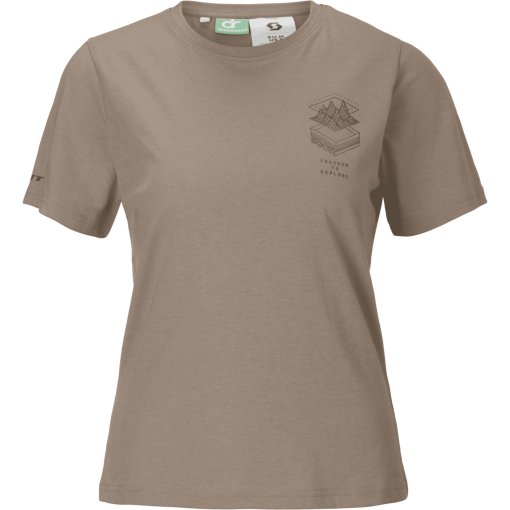 Productfoto van SCOTT Defined DRI T-shirt met korte mouwen voor dames - toast beige