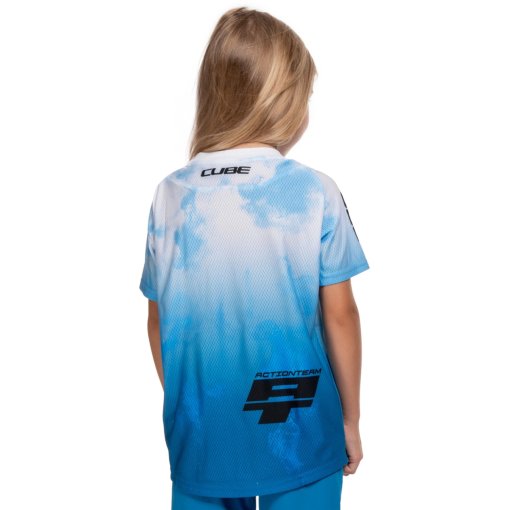 Bioracer - Official Team België (2022) - Fietsshirt Voor Kinderen - Blauw 152