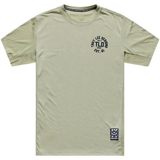Productfoto van Troy Lee Designs Skyline Ride Fietsshirt met Korte Mouwen Heren - Stamps Sage