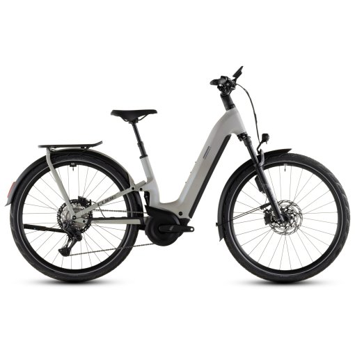 Produktbild von CUBE KATHMANDU HYBRID ONE11 HPC SLT 800 - Easy Entry - Carbon Trekking E-Bike - 2026 - glintsand / oatgrey