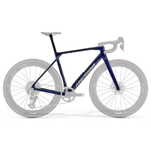 Picture of Merida MISSION 10K - Carbon Gravel Frame Set - 2026 - transparent blue carbon ud