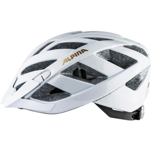 Casco Bici ALPINA Panoma Classic Unisex - Bianco Lucido, Taglia 52-57 Cm, Leggero, Ventilato, Prodotto In Germania