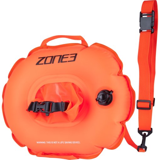 Image de Zone3 Recycled On The Go Bouée de natation - hi-vis orange