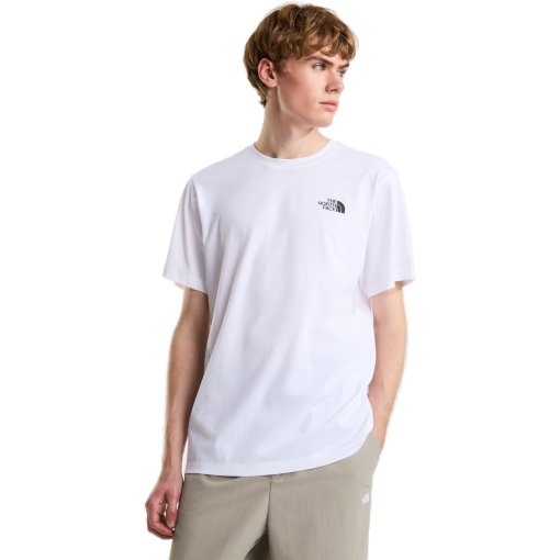 Foto de The North Face Vertical Regular Graphic Camiseta para hombres - TNF White