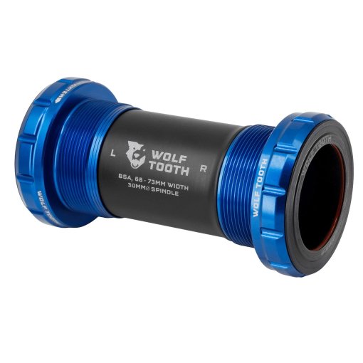 Foto de Wolf Tooth Pedalier - BSA-68/73-30 - azul