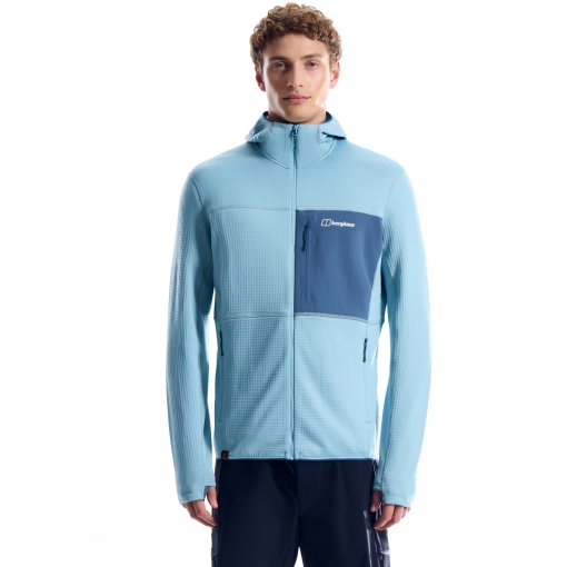 Photo produit de Berghaus Ridge-Hiker Sweats à capuche pour hommes - Farne Blue