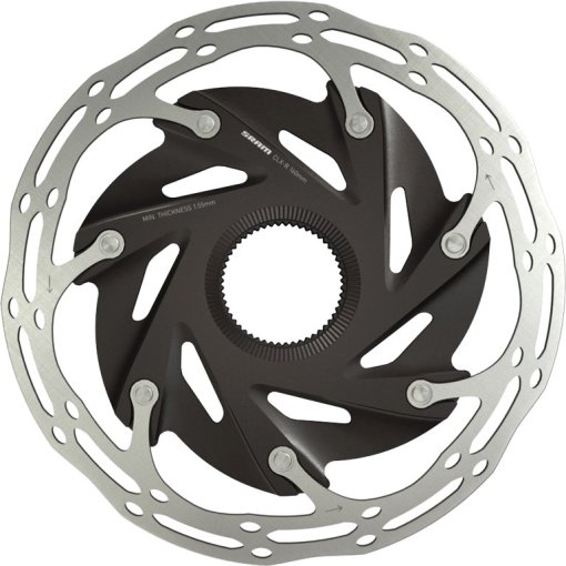 Photo produit de SRAM Disque de Frein - Centerline XR - Centerlock - Rounded - noir/argent