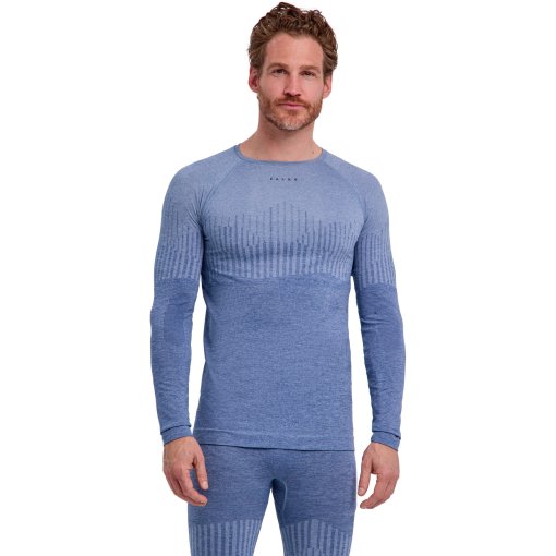 Zdjęcie: Falke Warm Trend Koszulka z Długim Rękawem Mężczyźni - space blue 6116