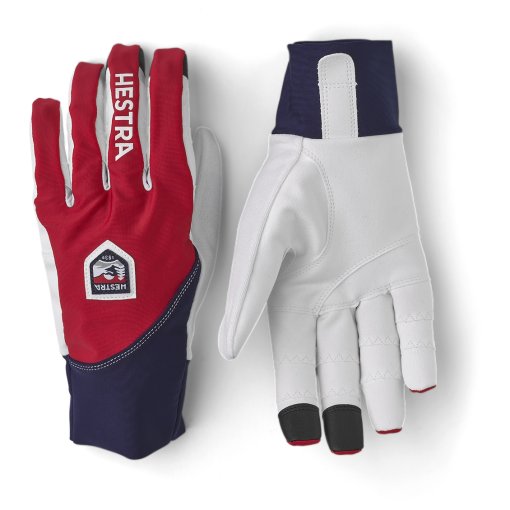 Foto de Hestra Guantes de 5 Dedos - Ergo Grip Race Cut - red/navy