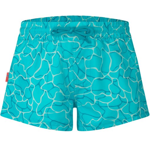 Foto de Trollkids Bañador Corto Niña - Haukland - Lagoon Blue/Dark Turquoise