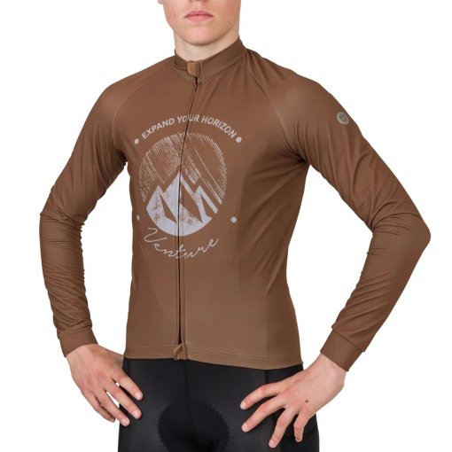 Foto de AGU Maillot de Manga Larga Hombre - Venture Gravel - armagnac