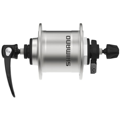 Foto de Shimano Alivio DH-T4000-1N Hub Dynamo - Rim Brake - QR 9x100mm - silver
