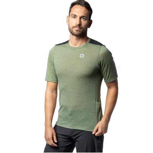 Foto de Alé Maillot Ciclismo Hombre - E-BIKE OFF ROAD Sonora - olive green