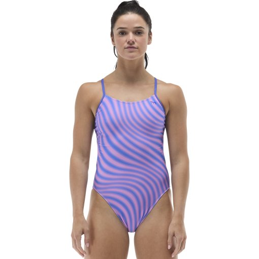 Picture of TYR Bezold Durafast Elite® Cutoutfit Swimsuit Women - blue/pink