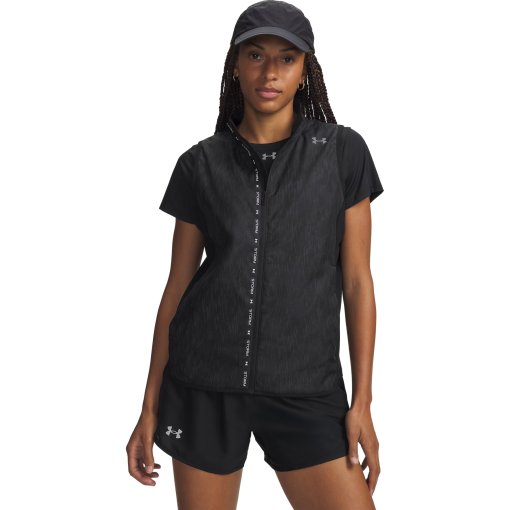 Productfoto van Under Armour UA Velociti Cold Weather Storm Vesten voor dames - Ultimate Black/Reflective
