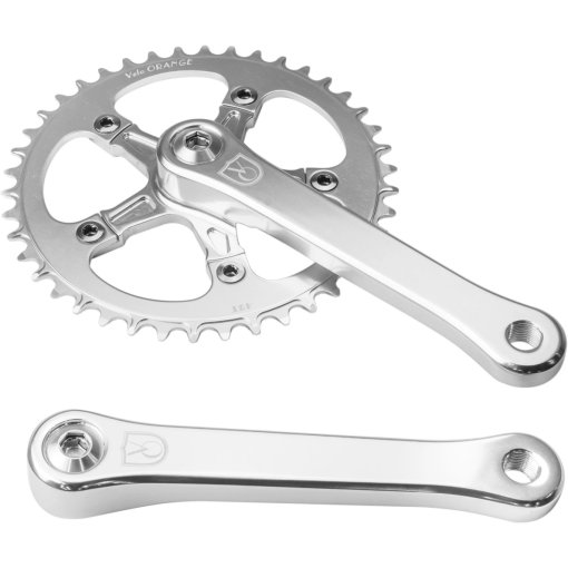 Picture of Velo Orange Single Ring Crankset with Narrow-Wide Chainring - 1x12-speed - silver