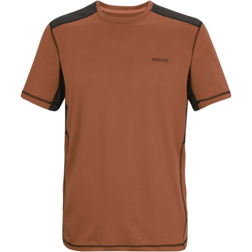 Kuva tuotteesta Regatta Virda T-Paita Miehet - Brick/Black Z2T