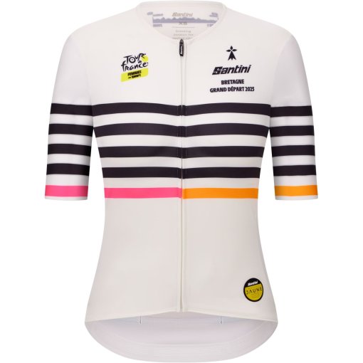 Foto de Santini Maillot de Manga Corta Mujer - Grand Départ Bretagne - Tour de France Femmes Avec Zwift™ 2025 Collection - RE97175CBRET5TDF
