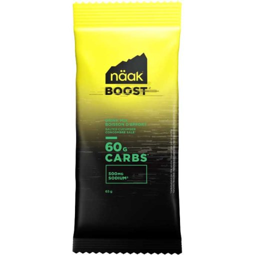 Photo produit de Näak Boost Drink Mix 60 Salted Cucumber - Poudre pour boissons à base de glucides - 12x65g