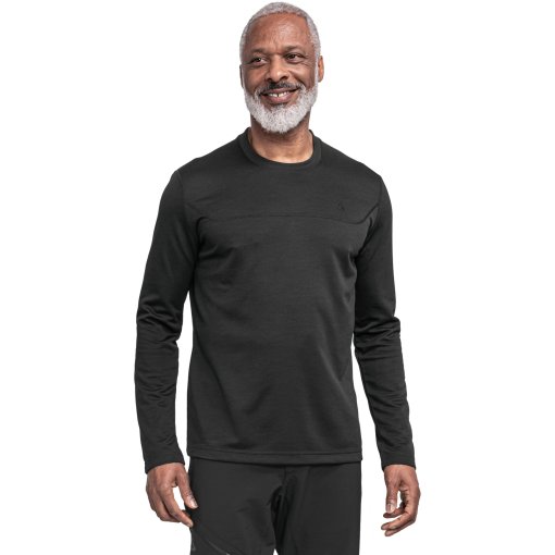 Photo produit de Schöffel T-Shirt Manches Longues Homme - CIRC Smue - noir 9990