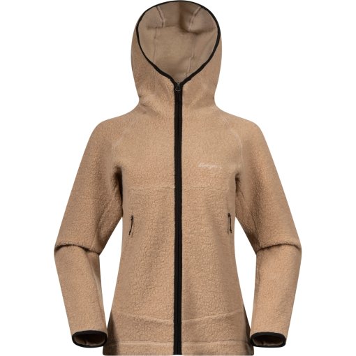 Foto de Bergans Chaqueta con Capucha Mujer - Vaagaa Merino Terry Midlayer - sandstone