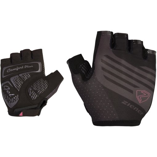 Foto de Ziener Guantes Ciclismo Mujer - Clarete - negro
