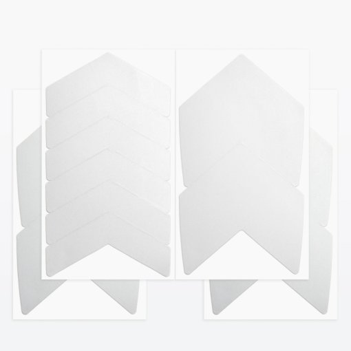 Immagine prodotto da Luxshield Adesivi per Cerchi Riflettenti - Flash Arrow - 12 Pezzi - argento