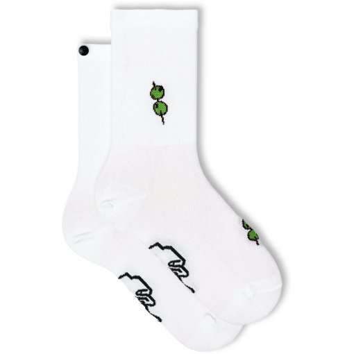Productfoto van FINGERSCROSSED Classic Andiamo! Fietssokken - Olive - White