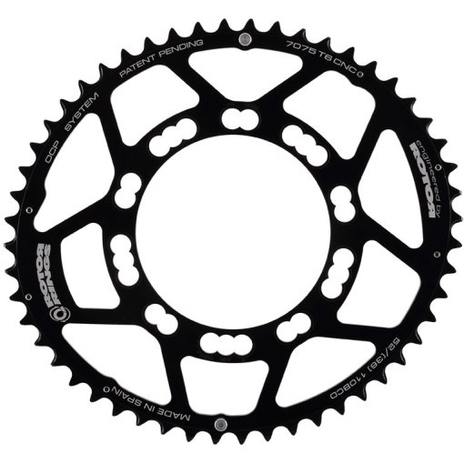 Immagine prodotto da Rotor Q-Rings Compact 5-arm 110 BCD Road Chainring oval - OCP 5 - black