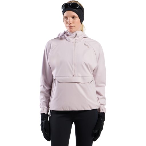 Billede af Odlo Zeroweight Pro Warm Vindtæt langrendsanorak til kvinder - orchid ice