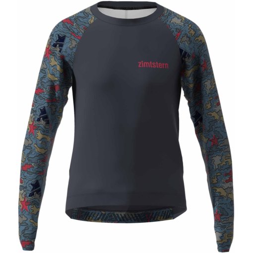 Productfoto van Zimtstern Braapz MTB Shirt Met Lange Mouwen Kinderen - dark navy
