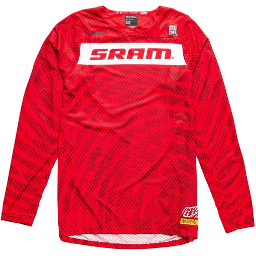 Foto de Troy Lee Designs Maillot de Manga Larga Hombre - Skyline Air - Sram Roots Fiery Red