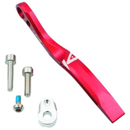 Photo produit de K-Edge Attrape-Chaîne - Pro Road Braze-on - 2 Vitesses - rouge