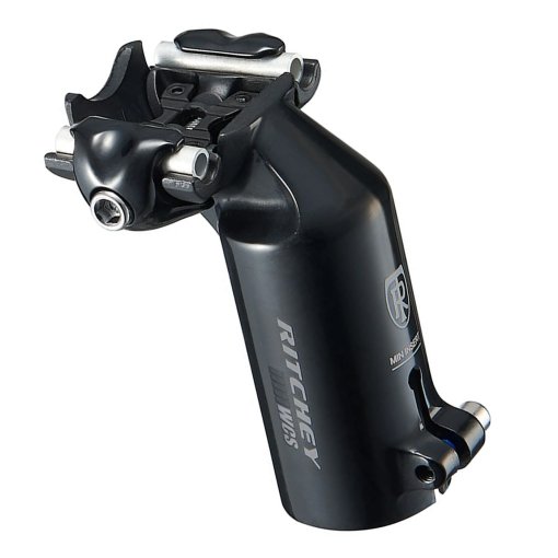 Photo produit de Ritchey WCS 1-Bolt Integrated Seat Mast Topper - Head with Clamping Material for integrated Seatposts - high-polish black -  25mm offset