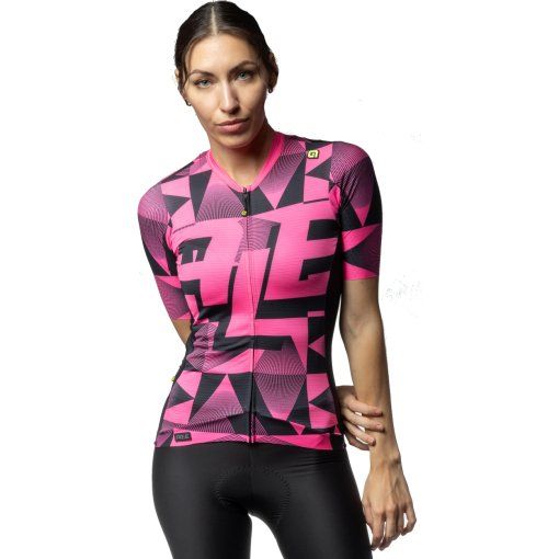 Foto de Alé Maillot de Manga Corta Mujer - PR-E Multiverso - fluo pink