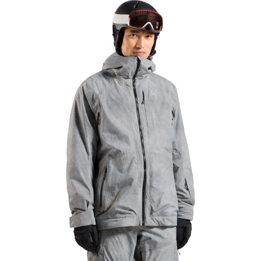 Photo produit de Odlo Veste de Ski Isolante Homme - Odlo X Pow Collective Voices - odlo silver grey