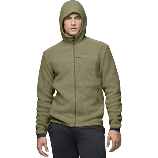 Foto de Norrona Chaqueta con Capucha Hombre - trollveggen warm3 - Deep Lichen Green