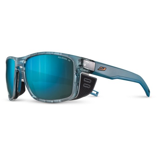 Zdjęcie: Julbo Shield Okulary przeciwsłoneczne - Duck Blue/ Matt Blue - Multilayer Blue Spectron HD 3 Polarized