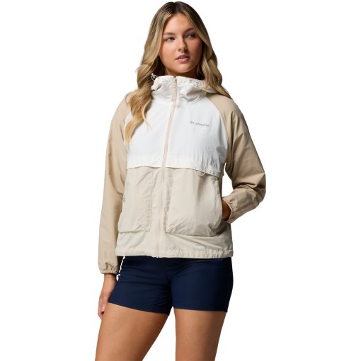 Produktbild von Columbia Spire Valley Windbreaker Jacke Damen - Dark Stone/Sea Salt/Ancient Fossil