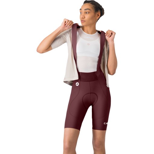 Productfoto van Castelli Espresso 2 DT Dames koersbroek - deep bordeaux 625