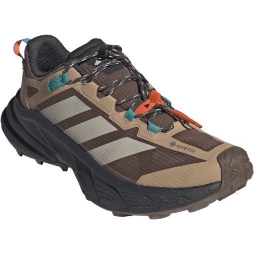 Photo produit de adidas Chaussures Homme - TERREX Free Hiker SL Low GORE-TEX - earth strata/wonder alumina/pure teal KJ4429