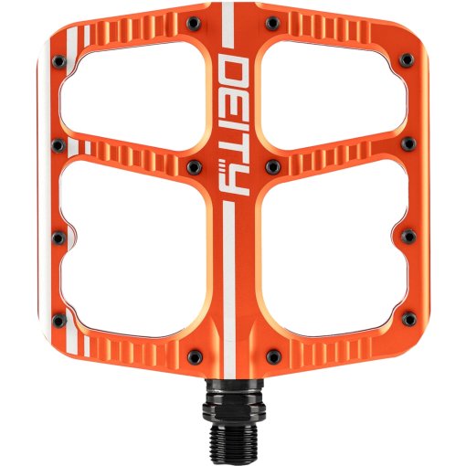 Productfoto van Deity Components Flat Trak Pedalen - oranje