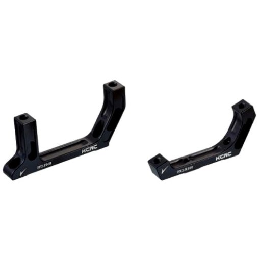 Foto de KCNC Road Adaptors Flat Mount to Postmount - FW+RW Set - black