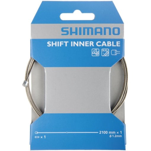 Foto de Shimano Cable de Cambio - MTB/Road | 1.2mm | Acero Inoxidable | SUS - 2100mm