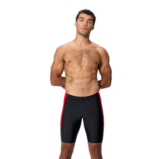 Picture of Speedo Dive Jammer Men - anthracite/high risk red